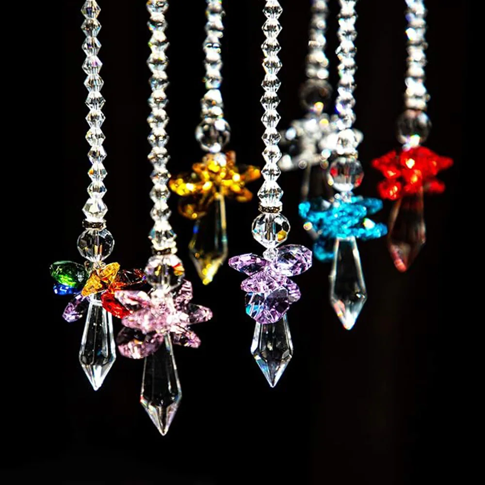 7pcs Rainbow Guardian Angel Crystal Sun Catcher can be used as home/car decoration, porch decoration and hanging crystal glass o
7pcs Rainbow Guardian Angel Crystal Sun Catcher can be used as home/car decoration, porch decoration and hanging crystal glass o