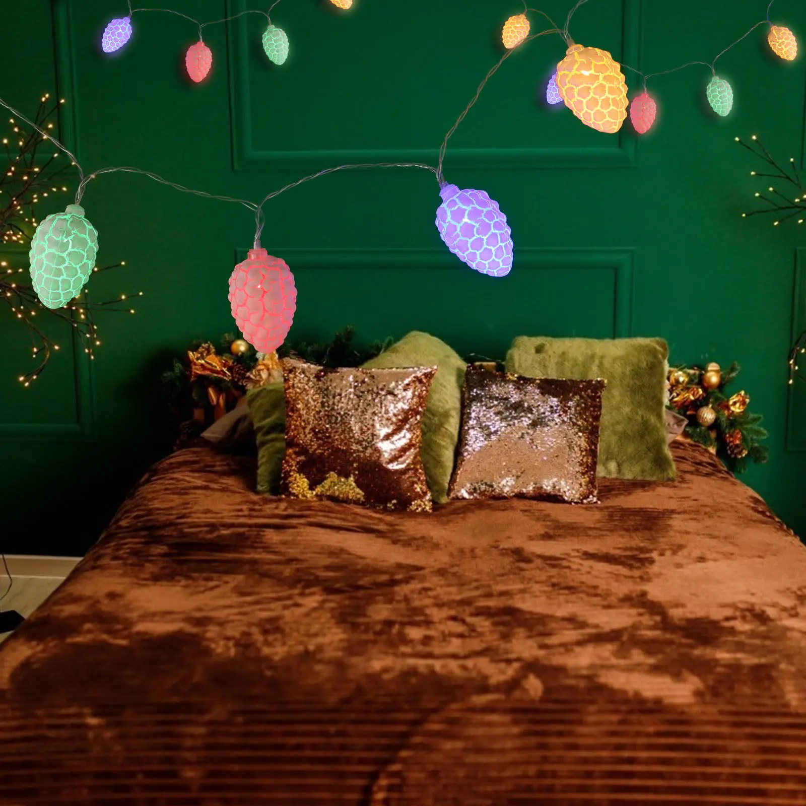 1Set Pine Cones LED String Light Outdoor Garden Decorative Yard Light Lawn Pathway Party Lamp String
1Set Pine Cones LED String Light Outdoor Garden Decorative Yard Light Lawn Pathway Party Lamp String