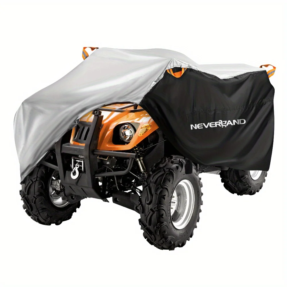 NEVERLAND XL XXXL ATV Quad Bike Cover Universal Fit Outdoor Waterproof Dust Rain Outdoor All Weather Protector for 4 Wheeler Reflective strips on all four corners with carrying handles
NEVERLAND XL XXXL ATV Quad Bike Cover Universal Fit Outdoor Waterproof Dust Rain Outdoor All Weather Protector for 4 Wheeler Reflective strips on all four corners with carrying handles