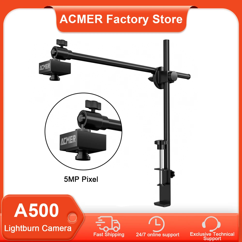 ACMER A500 Lightburn Camera Precise Positioning HD Industrial Camera Костюм для большинства лазерных гравировальных станков
ACMER A500 Lightburn Camera Precise Positioning HD Industrial Camera Костюм для большинства лазерных гравировальных станков