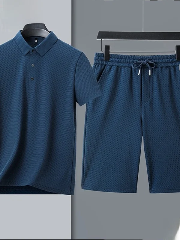 Pierre Cardin Ice Silk Men's Casual Sportswear Set ort Sve ort Pants Loose Fit Thin Two-Piece Summer Outfit for Middle...
Pierre Cardin Ice Silk Men's Casual Sportswear Set ort Sve ort Pants Loose Fit Thin Two-Piece Summer Outfit for Middle...