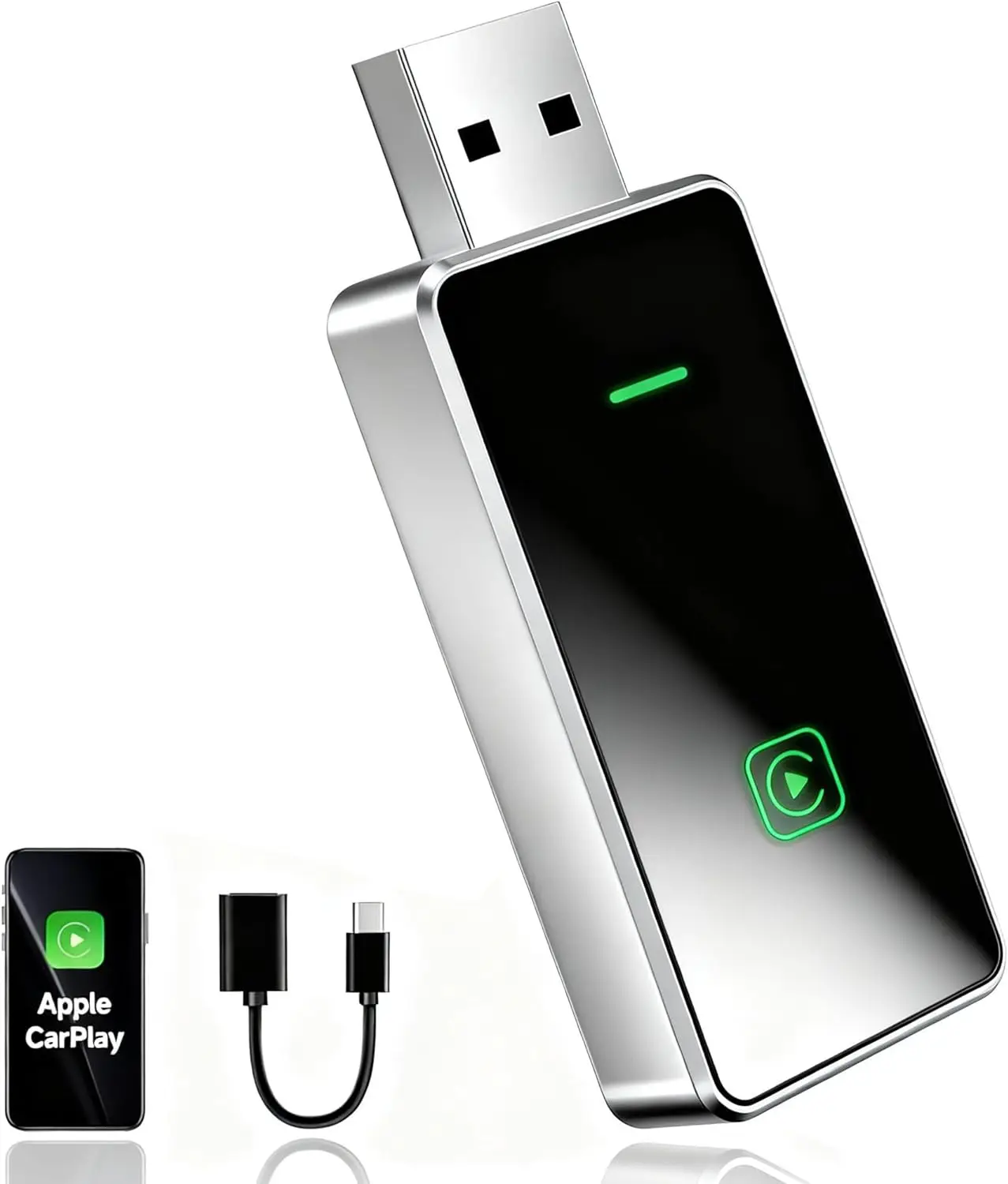 Беспроводной адаптер CarPlay для iPhone iOS 10+, 2015+ автомобилей, Mini Edition, Plug & Play, стабильное управление, без задержки
Беспроводной адаптер CarPlay для iPhone iOS 10+, 2015+ автомобилей, Mini Edition, Plug & Play, стабильное управление, без задержки
