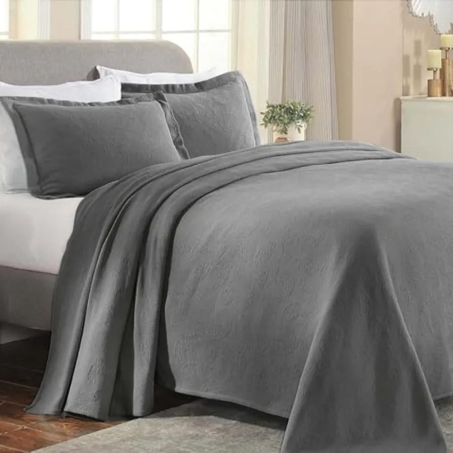 Paisley Cotton 3 Pcs Bedspread Set Home Bed Decor Decorative Textured Bed Spread 2 Pillow Shams Airy Blanket Matelasse Coverlet
Paisley Cotton 3 Pcs Bedspread Set Home Bed Decor Decorative Textured Bed Spread 2 Pillow Shams Airy Blanket Matelasse Coverlet