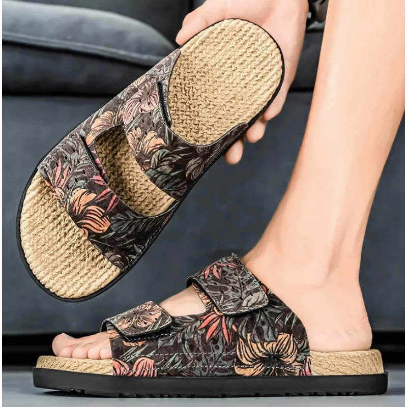 Designer Style Light Luxury Leather Sandals for Men, 2026 Trendy Casual Soft Soled Outdoor Slippers, Summer Non Slip Men's Shoes
Designer Style Light Luxury Leather Sandals for Men, 2026 Trendy Casual Soft Soled Outdoor Slippers, Summer Non Slip Men's Shoes