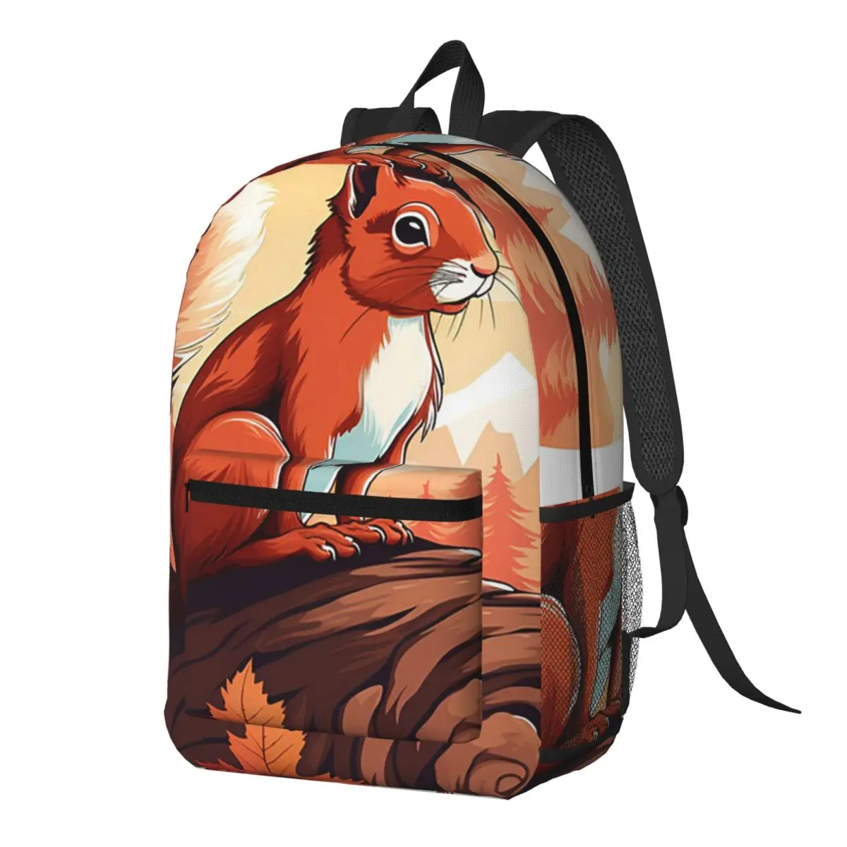 Adorable Squirrel Stands On A Tree Stump Backpack Daypack Large Capacity Boys Girls BookBag School Bag Shoulder Bags for Unisex
Adorable Squirrel Stands On A Tree Stump Backpack Daypack Large Capacity Boys Girls BookBag School Bag Shoulder Bags for Unisex