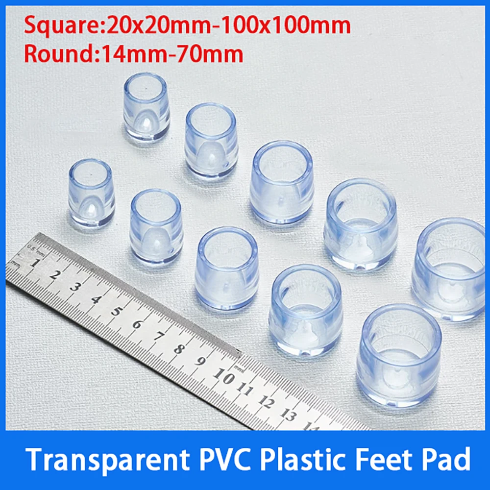  4-16Pcs PVC Plastic Feet Pad Furniture Protective Cover Round/Square Transparent Anti Slip Foot Pad 14mm-100mm/20x20-100x100mm
4-16Pcs PVC Plastic Feet Pad Furniture Protective Cover Round/Square Transparent Anti Slip Foot Pad 14mm-100mm/20x20-100x100mm