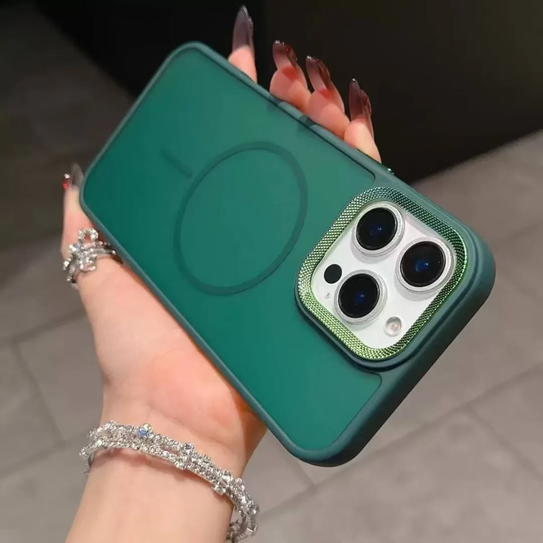 PC tactile electroplated lens magnetic attachment phone case for iPhone, with 9 color options available Applicable for iPhone s
PC tactile electroplated lens magnetic attachment phone case for iPhone, with 9 color options available Applicable for iPhone s