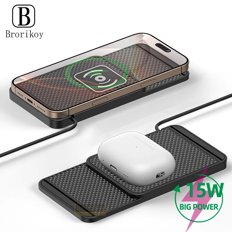 15W Phone Cordless Charger For iPhone17 16 Car Charger Overvoltage Protection Universal Intelligent Fast Wireless Phone Charger
15W Phone Cordless Charger For iPhone17 16 Car Charger Overvoltage Protection Universal Intelligent Fast Wireless Phone Charger