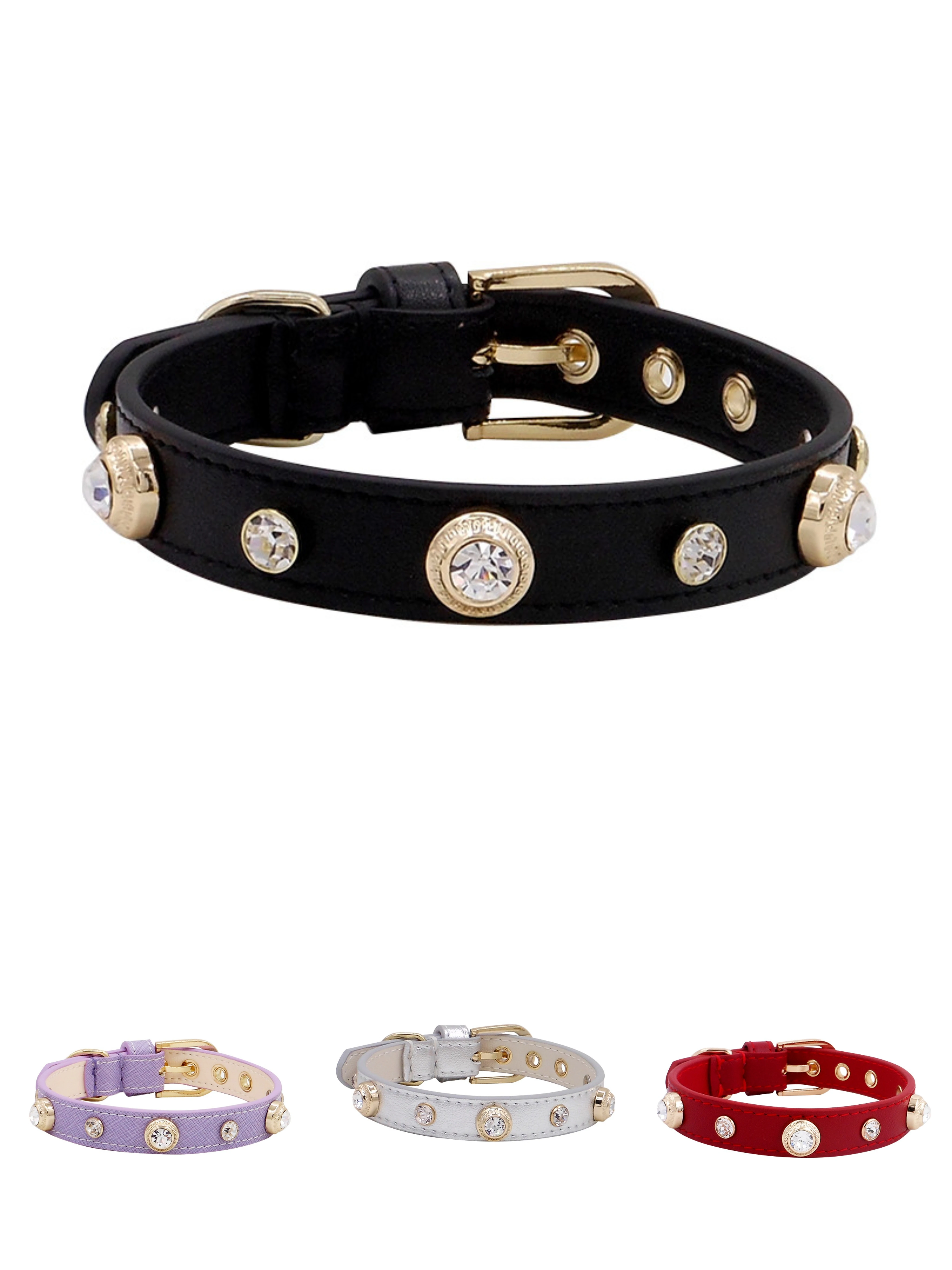 Luxurious Dog Pet Collar Cat Necklace Accessories Genuiner Leather Bling Czech Rhinestone Customized Designer Diamond Collar
Luxurious Dog Pet Collar Cat Necklace Accessories Genuiner Leather Bling Czech Rhinestone Customized Designer Diamond Collar