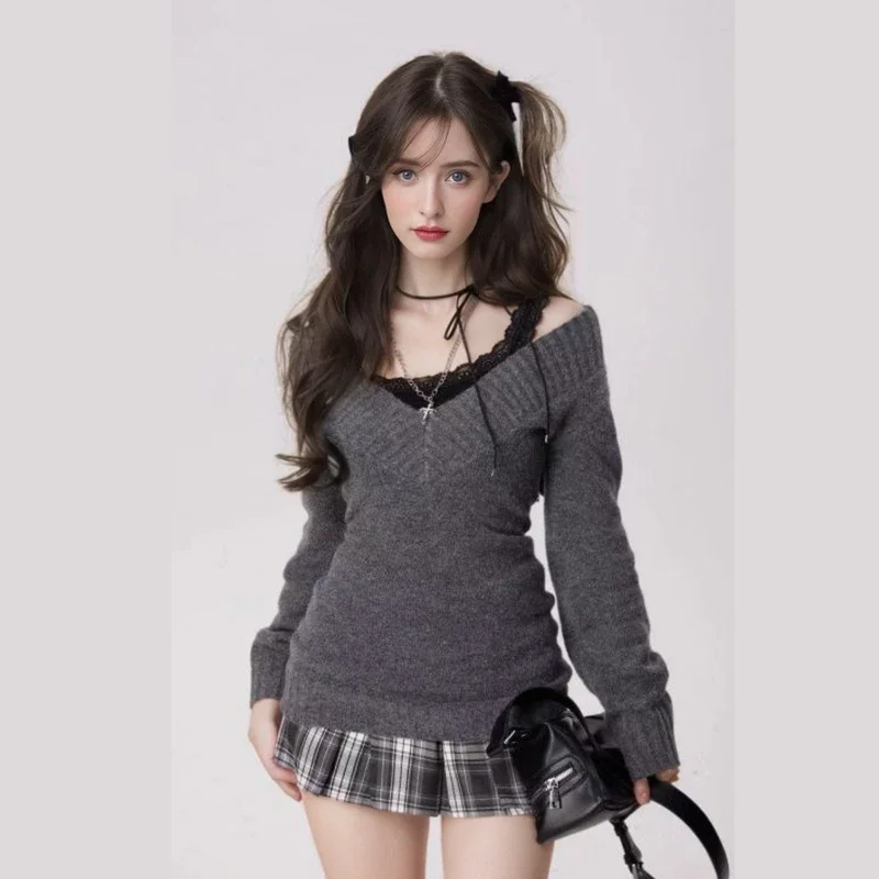 Y2K Women Sweater Vintage Elegant Slim and Gentle Pullover Knitted Sweater Short Skirt Tops Sexy Retro 3 Piece Set Outfits
Y2K Women Sweater Vintage Elegant Slim and Gentle Pullover Knitted Sweater Short Skirt Tops Sexy Retro 3 Piece Set Outfits