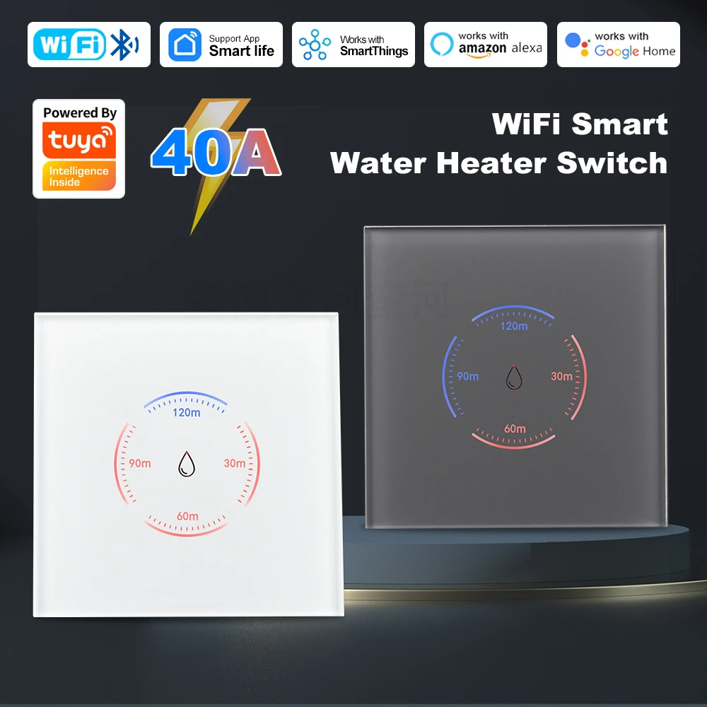 40A Tuya Smart Wi-Fi водонагреватель котла сенсорный переключатель ЕС переключатель водонагревателя голосовой Contorl для Alexa Google Home SmartThings
40A Tuya Smart Wi-Fi водонагреватель котла сенсорный переключатель ЕС переключатель водонагревателя голосовой Contorl для Alexa Google Home SmartThings