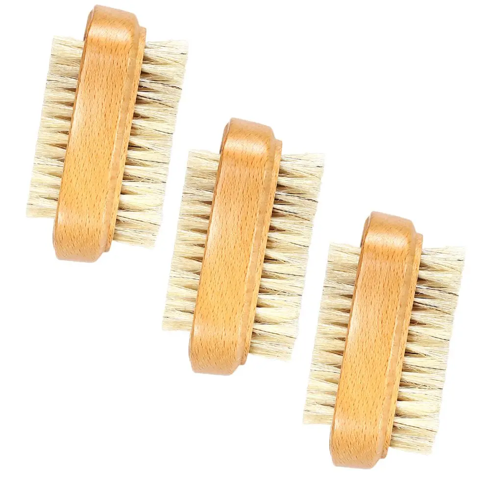 3 Pcs Nail Brush White Bristle Wooden H le Fingernail Cleaner Toe Scrubber Pedicure Tool Bathrooms Accessories
3 Pcs Nail Brush White Bristle Wooden H le Fingernail Cleaner Toe Scrubber Pedicure Tool Bathrooms Accessories