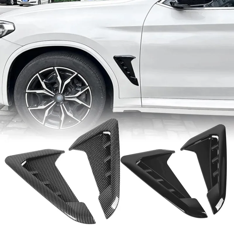1 Pair Car Side Vent Trim Left Right Car Mudguard Side Air Vent Cover Sticker Decor for BMW X3 G01 X4 G02 M Sport 2018+
1 Pair Car Side Vent Trim Left Right Car Mudguard Side Air Vent Cover Sticker Decor for BMW X3 G01 X4 G02 M Sport 2018+