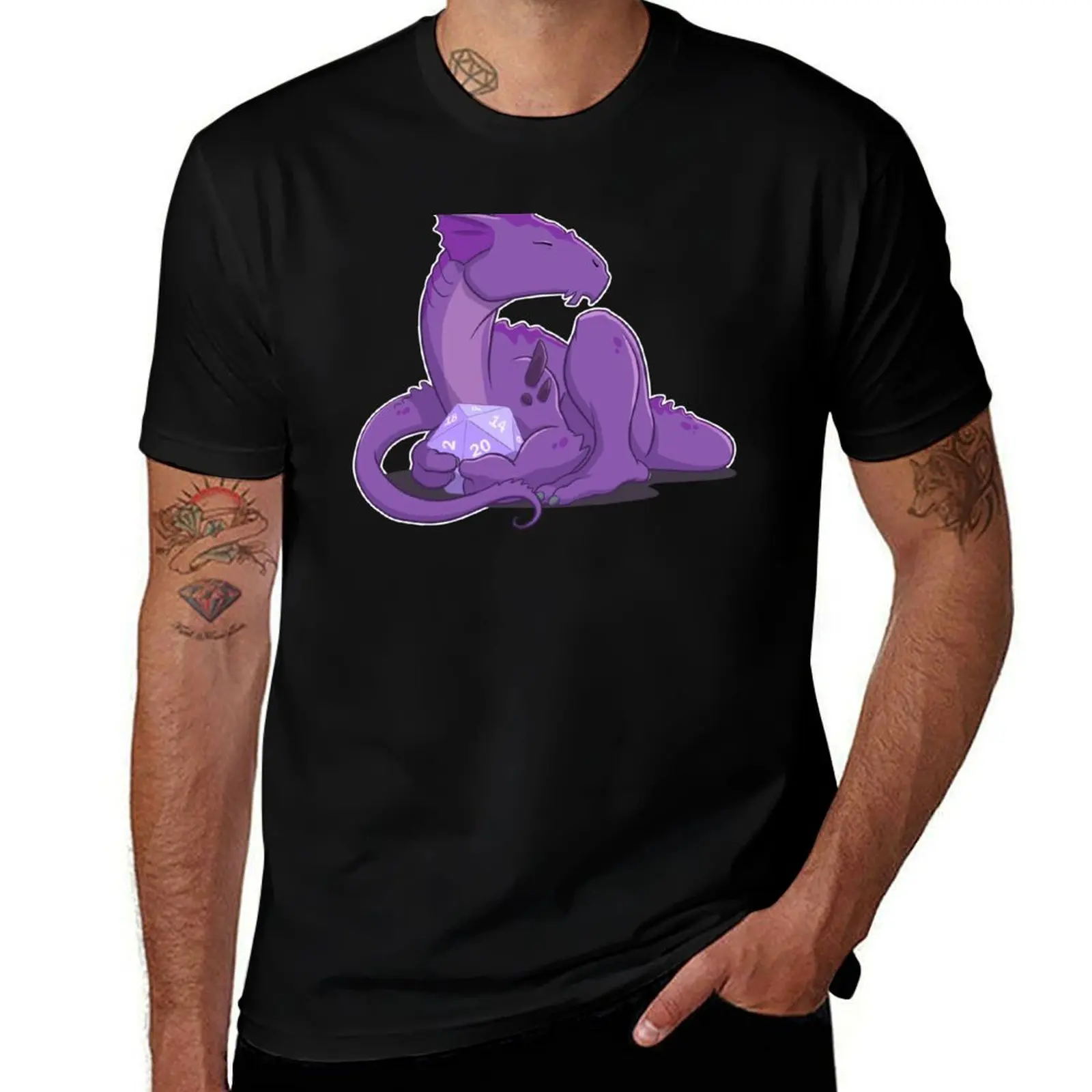 D20 Amethyst Dragon T-Shirt summer tops vintage anime shirt blue archive tshirts personalised slim fit t shirts for men
D20 Amethyst Dragon T-Shirt summer tops vintage anime shirt blue archive tshirts personalised slim fit t shirts for men