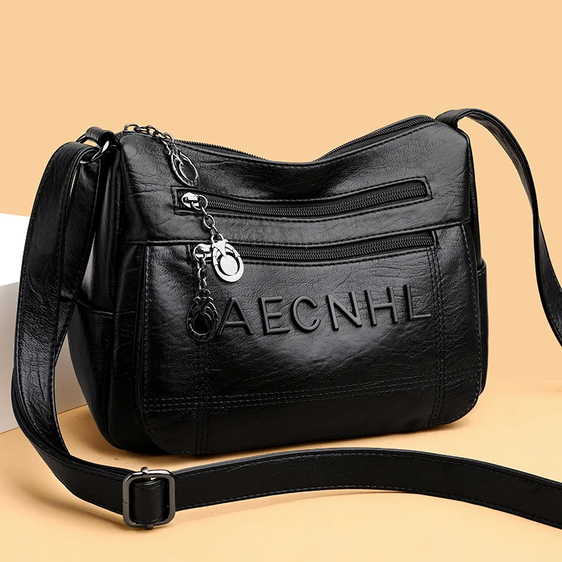 Top Quality Soft Pu Leather Female Elegant Shoulder Crossbody Bag Designer Ladies Women Casual Purses and Handbags Genuine Brand
Top Quality Soft Pu Leather Female Elegant Shoulder Crossbody Bag Designer Ladies Women Casual Purses and Handbags Genuine Brand