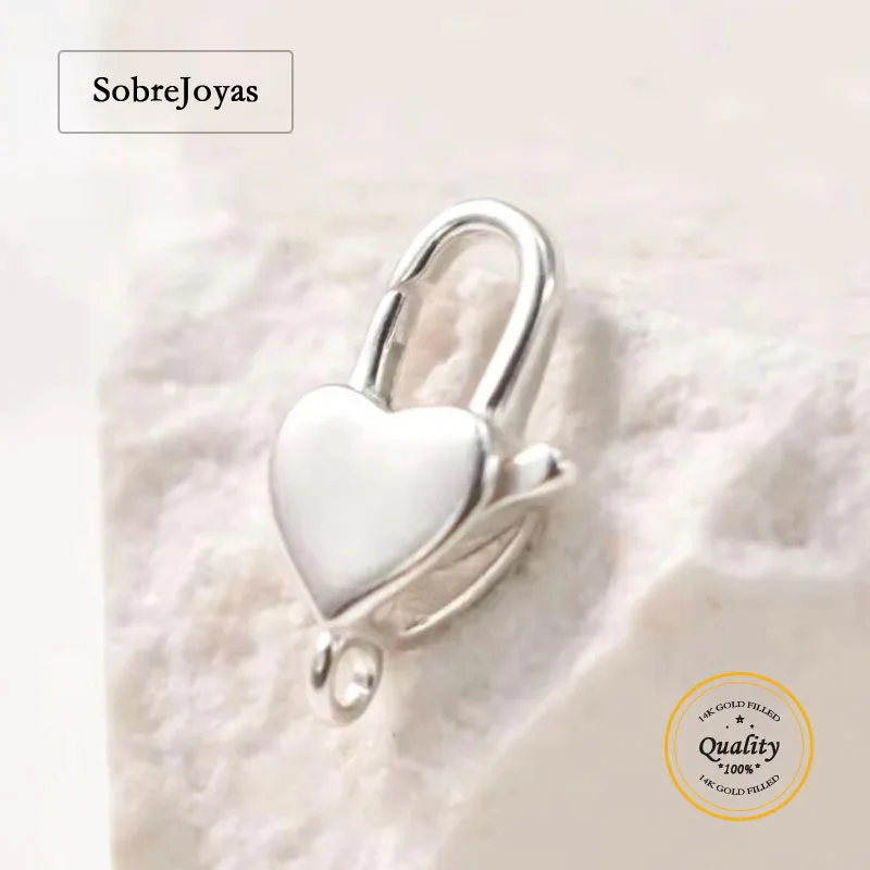 925 Sterling Silver Love Heart Lobster Clasps Heart Trigger Clasps for Necklace And Bracelet Clasp Jewelry Making Accessory
925 Sterling Silver Love Heart Lobster Clasps Heart Trigger Clasps for Necklace And Bracelet Clasp Jewelry Making Accessory