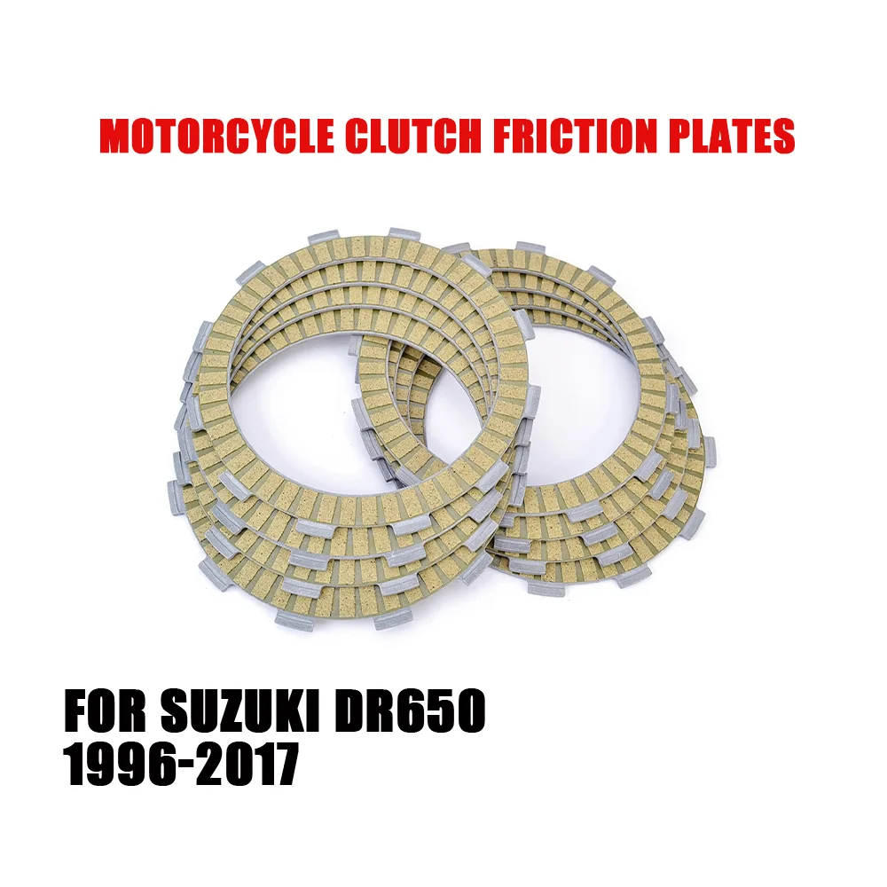 For Suzuki DR650 1996-2017 Motorcycle Accessories Engine Clutch Friction Plates & Steel Plates Disc Kit
For Suzuki DR650 1996-2017 Motorcycle Accessories Engine Clutch Friction Plates & Steel Plates Disc Kit