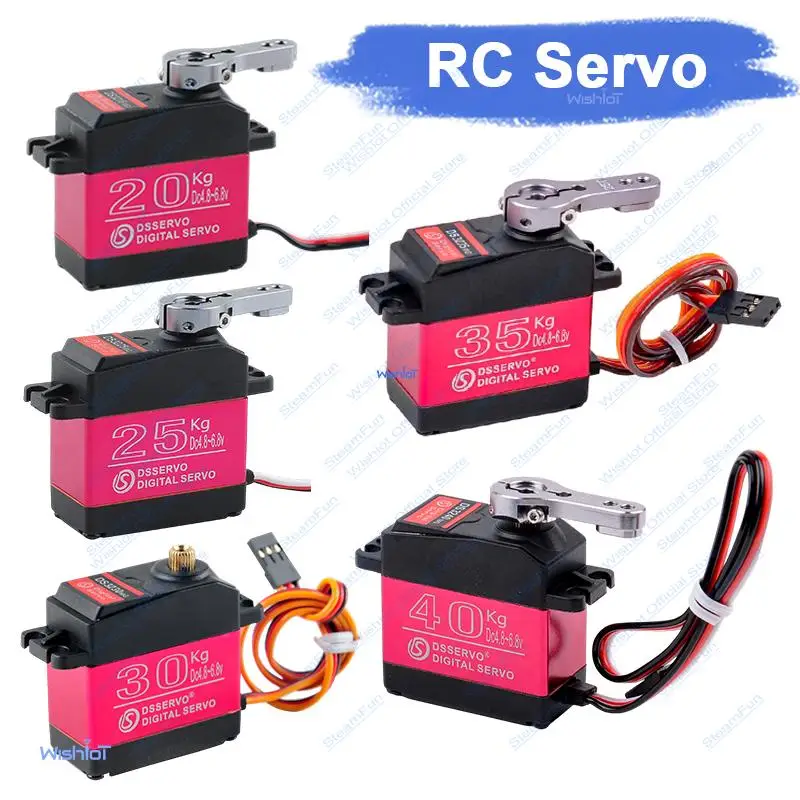Baja Trucks Robots Multi-Torque Options Dsservo Waterproof Digital Servo 20-40KG - High Speed Metal Gear for 1/8 1/10 RC Cars
Baja Trucks Robots Multi-Torque Options Dsservo Waterproof Digital Servo 20-40KG - High Speed Metal Gear for 1/8 1/10 RC Cars