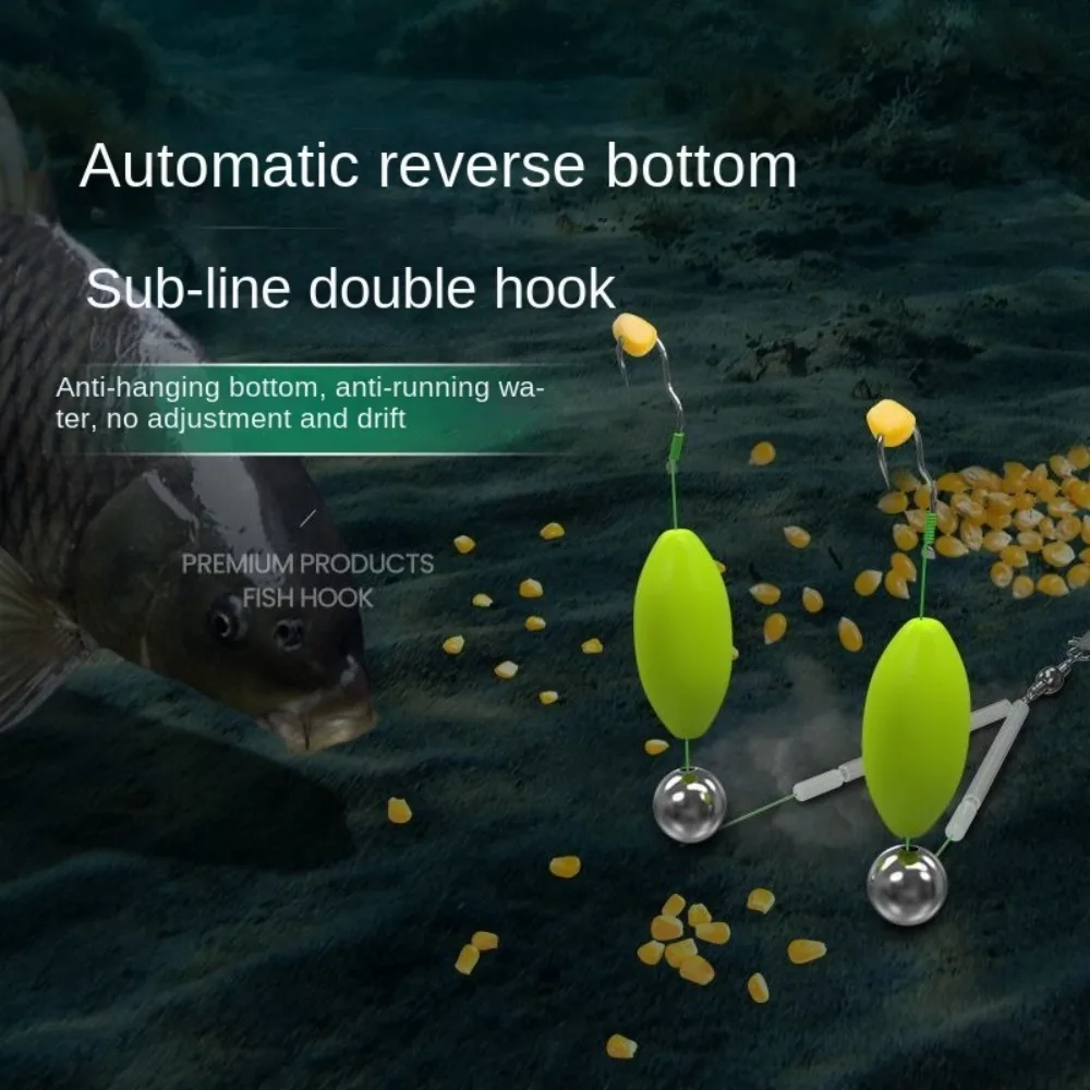 3pcs Double Hook Fishing Hair Rigs Hook Automatic Flipping Suspension Carp Fishing Hook Pesca Ready Made Carp Rigs Fishing Lure
3pcs Double Hook Fishing Hair Rigs Hook Automatic Flipping Suspension Carp Fishing Hook Pesca Ready Made Carp Rigs Fishing Lure