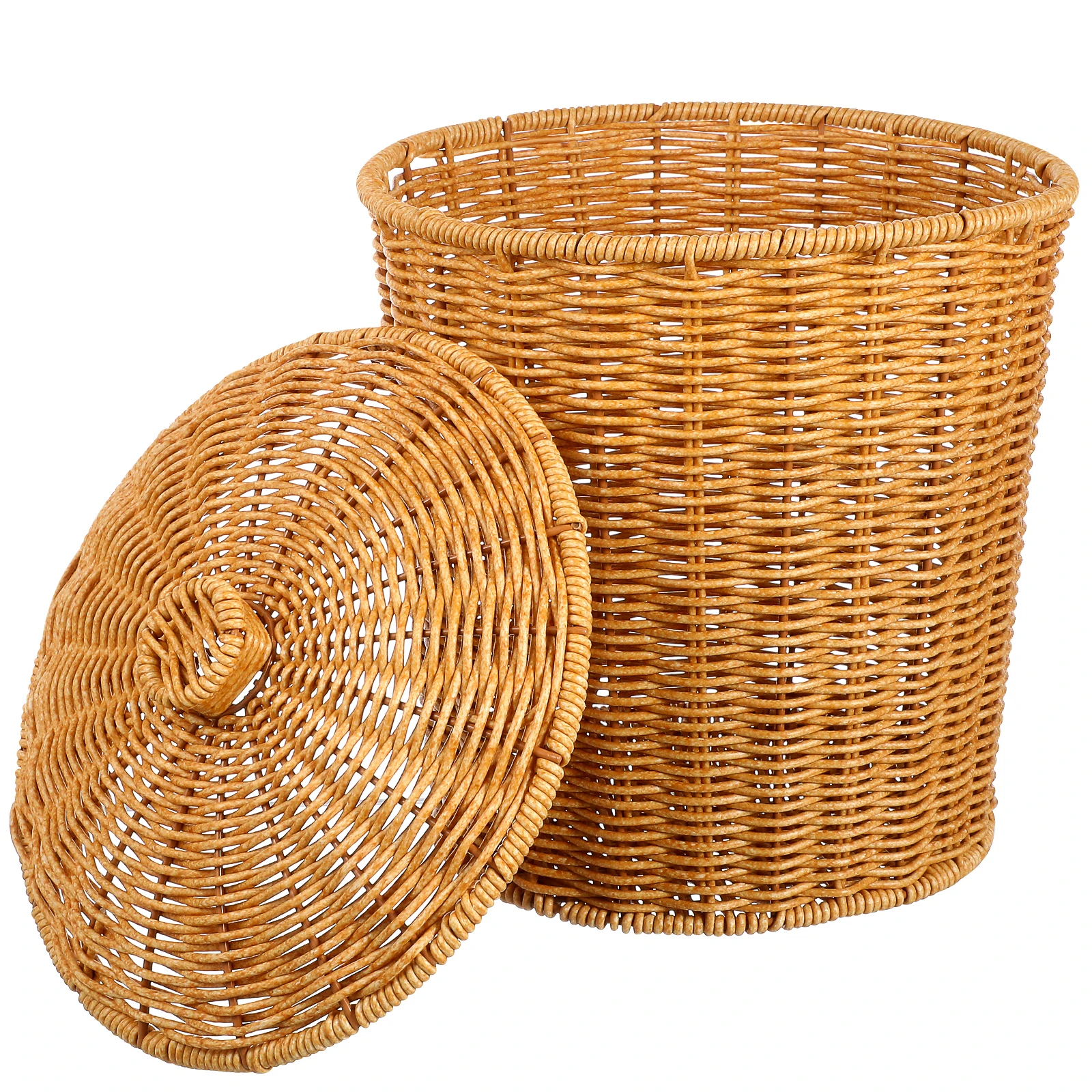 Trash Can with Lid Laundry Basket Bedroom Storage Container PP Sorter Clothes Toys Sundries Organizer Weaving Baskets Home Decor
Trash Can with Lid Laundry Basket Bedroom Storage Container PP Sorter Clothes Toys Sundries Organizer Weaving Baskets Home Decor