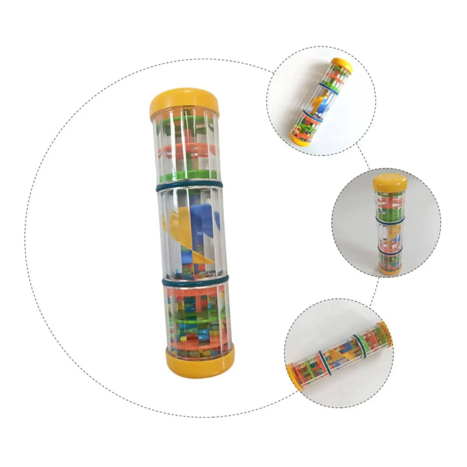 Rain Stick Instrument Musical Enlightenment Rain Stick Rainbow Percussion Instrument Tube Easy to Play Auditory Perceptual
Rain Stick Instrument Musical Enlightenment Rain Stick Rainbow Percussion Instrument Tube Easy to Play Auditory Perceptual