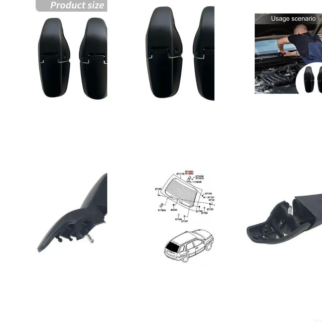 Complete Pair Of Rear Glass Hinges Engineered For 2005 2010 Selected Automobiles D7YA
Complete Pair Of Rear Glass Hinges Engineered For 2005 2010 Selected Automobiles D7YA