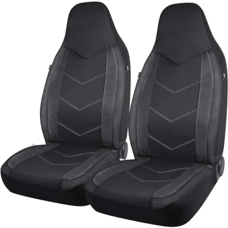 Car Seat Covers - High Back Front Sports Carbon Fiber Mesh Design Seat Covers, Automotive Seat Covers, Universal Fit for Most C
Car Seat Covers - High Back Front Sports Carbon Fiber Mesh Design Seat Covers, Automotive Seat Covers, Universal Fit for Most C