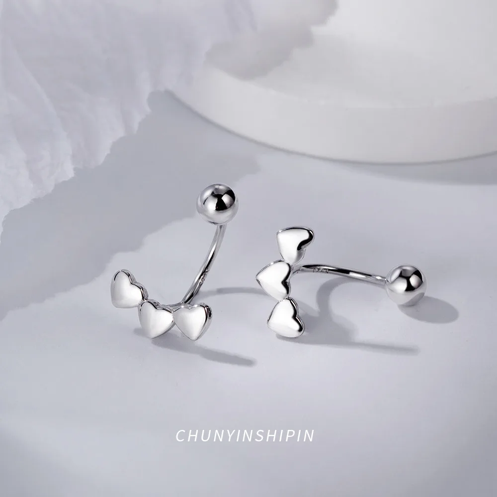 ISN Trendy S925 Sterling Silver Heart Screw Stud Earrings - Korean Version Elegant High-end Jewelry for Women
ISN Trendy S925 Sterling Silver Heart Screw Stud Earrings - Korean Version Elegant High-end Jewelry for Women