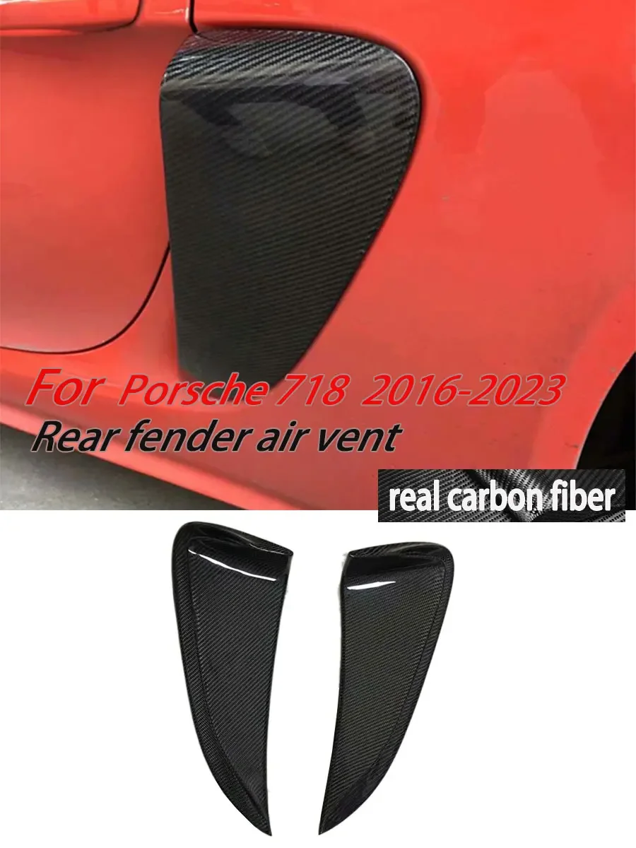 For Porsche 2016-2023 718 Cayman Boxster Side Air Intake and Outlet Decoration Modified with Real Carbon Fiber
For Porsche 2016-2023 718 Cayman Boxster Side Air Intake and Outlet Decoration Modified with Real Carbon Fiber