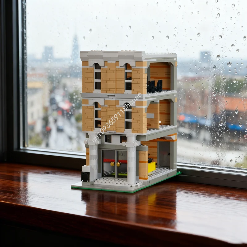 924pcs MOC Modular Streetscape Bank Model Building Blocks Construction Toy DIY Creative Education Idea Brick Christmas Gift Kids
924pcs MOC Modular Streetscape Bank Model Building Blocks Construction Toy DIY Creative Education Idea Brick Christmas Gift Kids