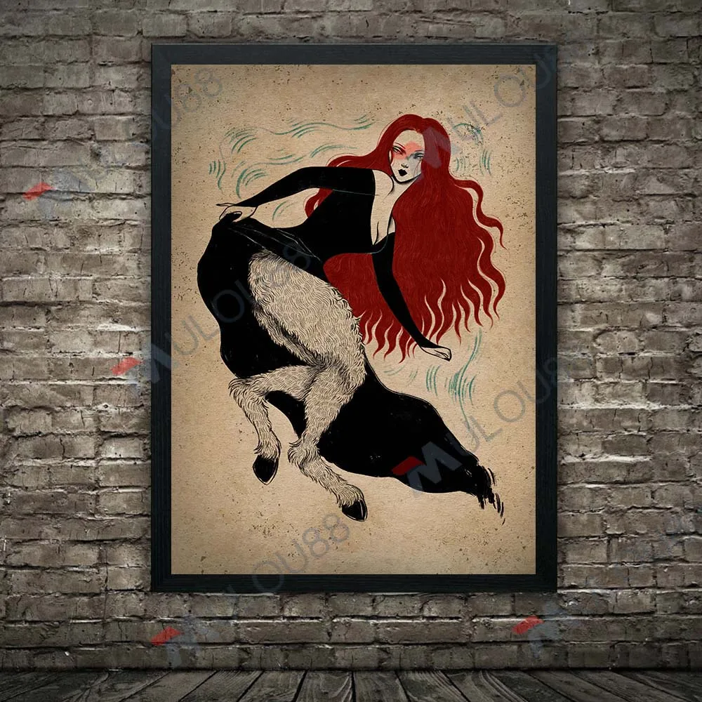 Red-Haired Witch & Demon Priest Vintage Wall Art Canvas Painting Dark Academia,Gothic Art Poster And Print Home Decor Unframed
Red-Haired Witch & Demon Priest Vintage Wall Art Canvas Painting Dark Academia,Gothic Art Poster And Print Home Decor Unframed