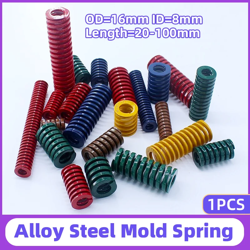 Creamily 1PCS Mold Spring Spiral Stamping Compression Die Springs For 3D Printed and Car Accessories OD=16mm ID=8mm L=20-100mm
Creamily 1PCS Mold Spring Spiral Stamping Compression Die Springs For 3D Printed and Car Accessories OD=16mm ID=8mm L=20-100mm