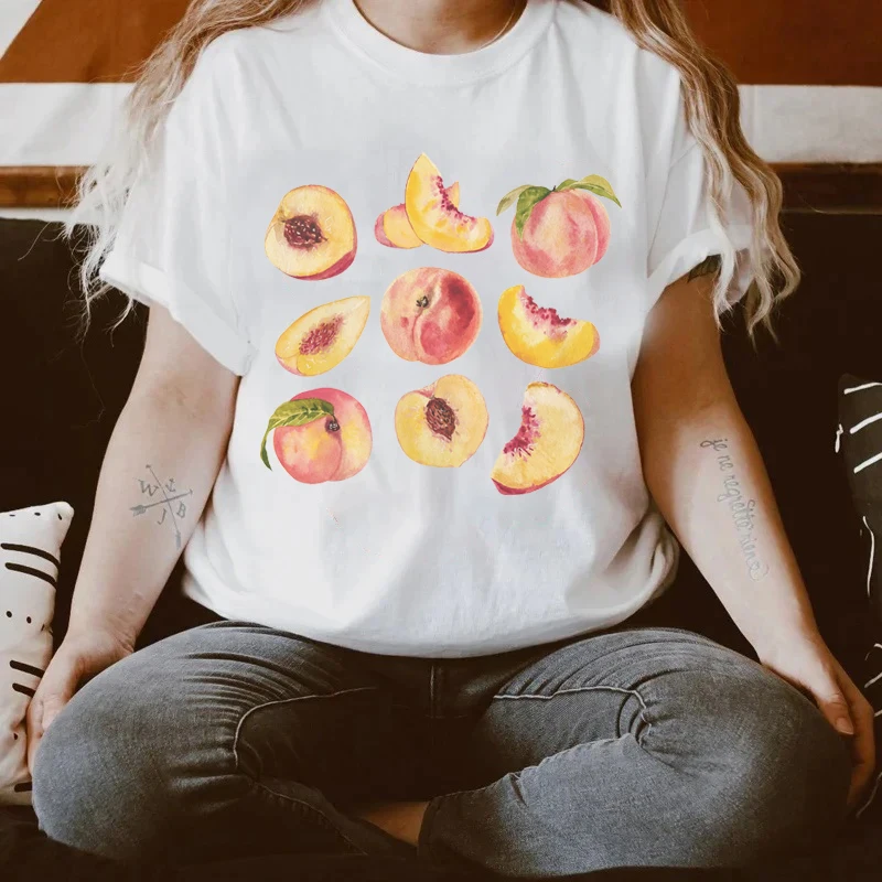 Vintage Peaches Printed Graphic Tees Plus Size Women Cute Cottagecore Aesthetic T-Shirts Short Sleeve Female Retro Grunge Tops
Vintage Peaches Printed Graphic Tees Plus Size Women Cute Cottagecore Aesthetic T-Shirts Short Sleeve Female Retro Grunge Tops
