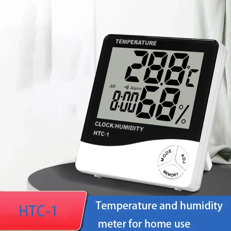 3.8 Inch LED Digital Temp/Humidity Meter HTC-1/HTC-2 High Precision for Home Aquarium Refrigerator
3.8 Inch LED Digital Temp/Humidity Meter HTC-1/HTC-2 High Precision for Home Aquarium Refrigerator