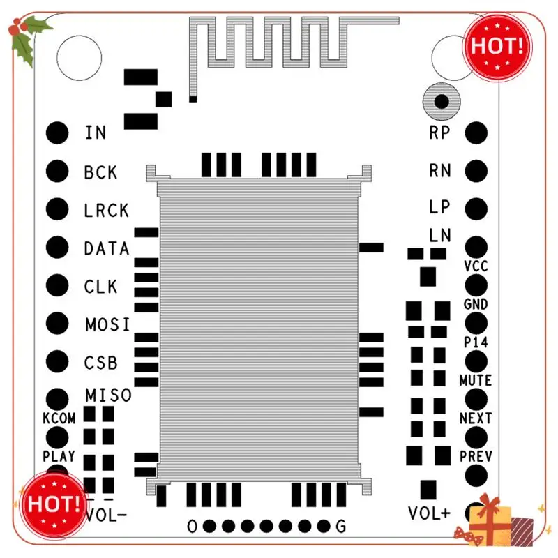 Durable-CSR8675 Bluetooth V5.0 Low Energy Audio Module SBC/AAC/APTX/APTXLL Lossless Compression
Durable-CSR8675 Bluetooth V5.0 Low Energy Audio Module SBC/AAC/APTX/APTXLL Lossless Compression