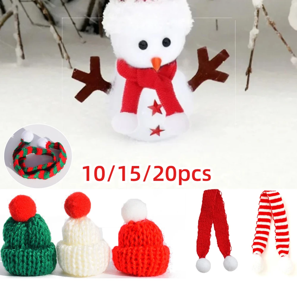 10/15/20pcs Christmas Mini Knitting Hat Doll Hat Scarf for Crafts DIY Ornament Cute Doll Clothes Accessory Sewing Craft Supplies
10/15/20pcs Christmas Mini Knitting Hat Doll Hat Scarf for Crafts DIY Ornament Cute Doll Clothes Accessory Sewing Craft Supplies