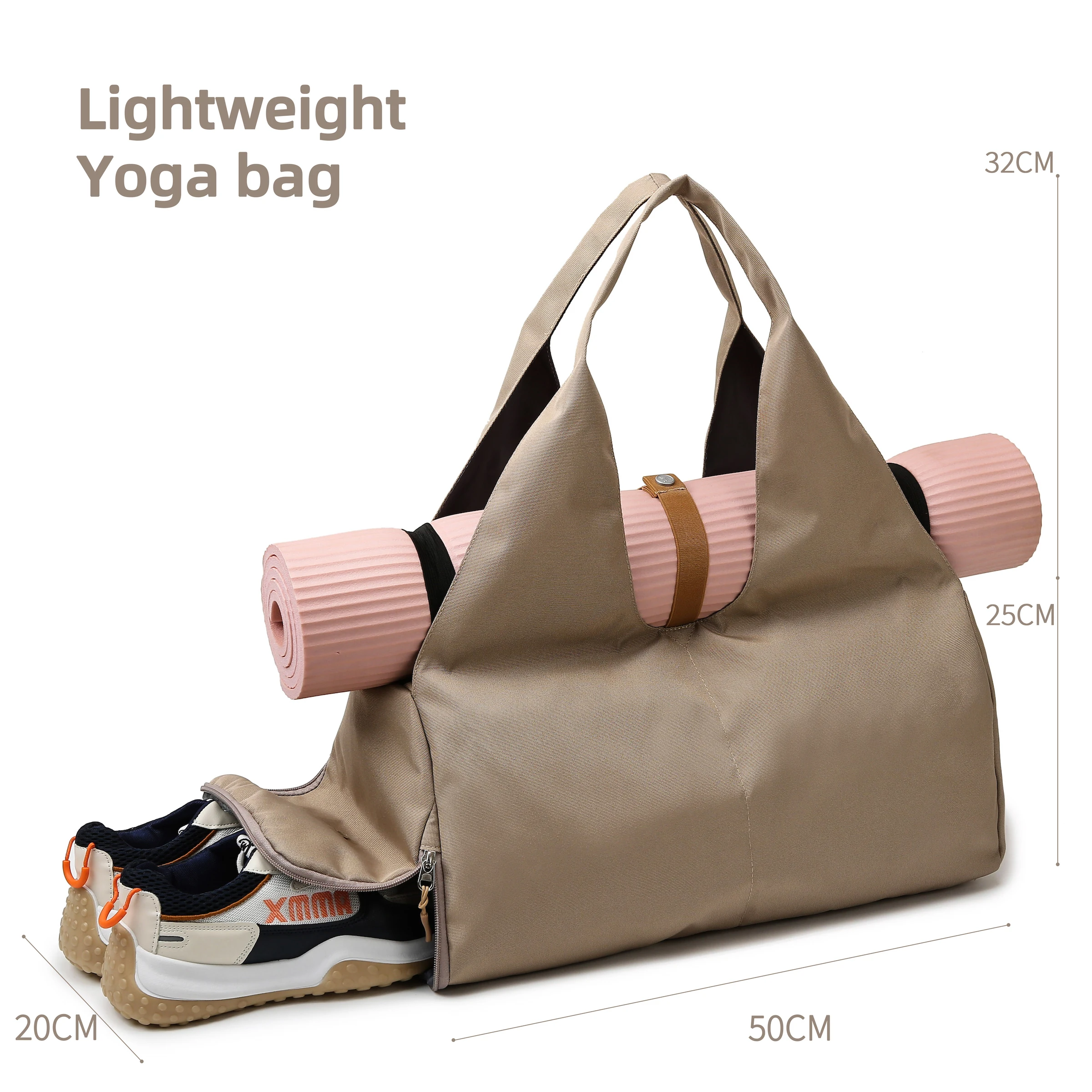 Large Capacity Yoga Bag Travel Bag Gym Bag Lightweight Waterproof Material Multiple Pockets Independent Shoe Compartment Trip
Large Capacity Yoga Bag Travel Bag Gym Bag Lightweight Waterproof Material Multiple Pockets Independent Shoe Compartment Trip
