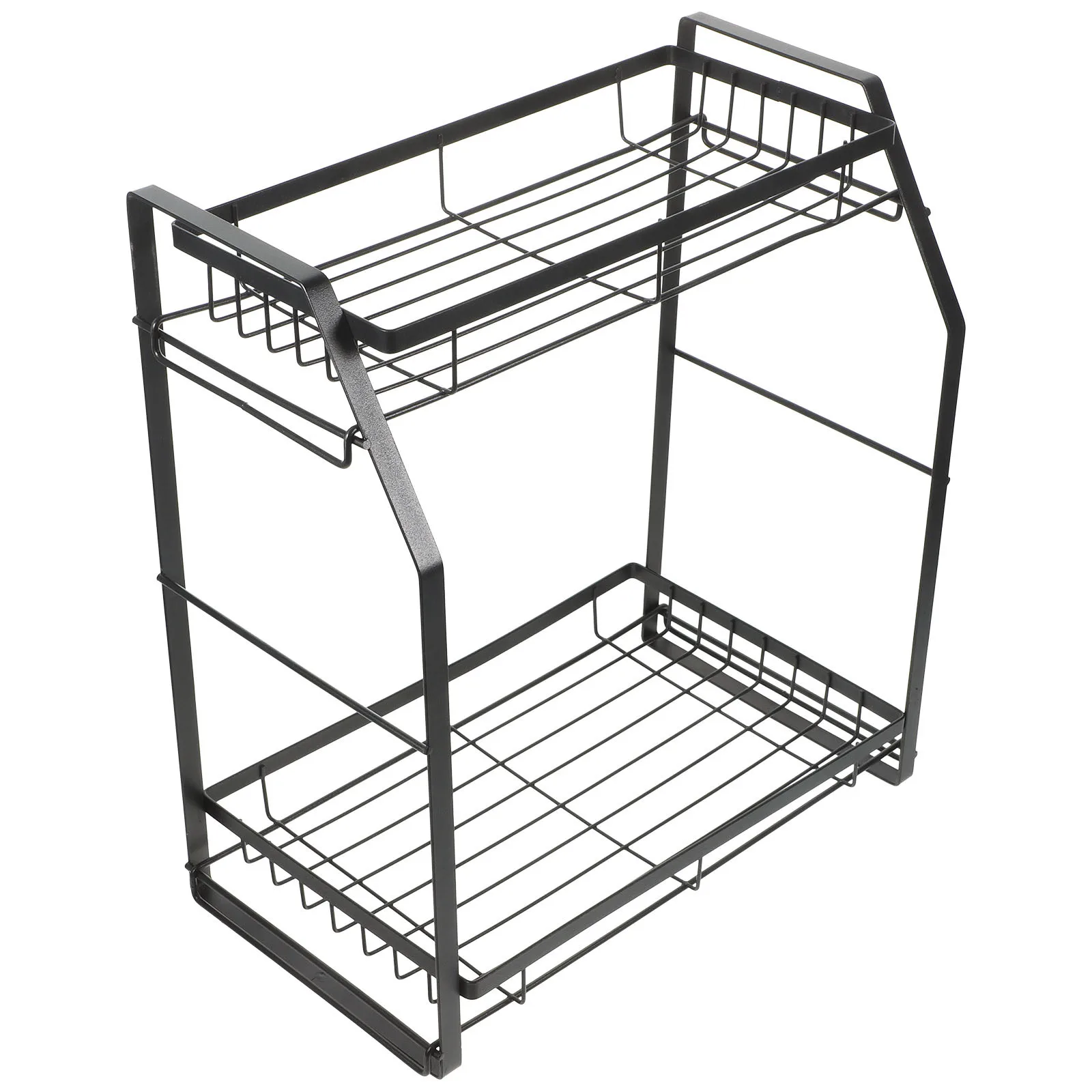 2 Tier Spice Rack Organizer Iron Metal Seasoning Storage Shelf for Kitchen Countertop Cabinet Pantry Condiment Jar
2 Tier Spice Rack Organizer Iron Metal Seasoning Storage Shelf for Kitchen Countertop Cabinet Pantry Condiment Jar