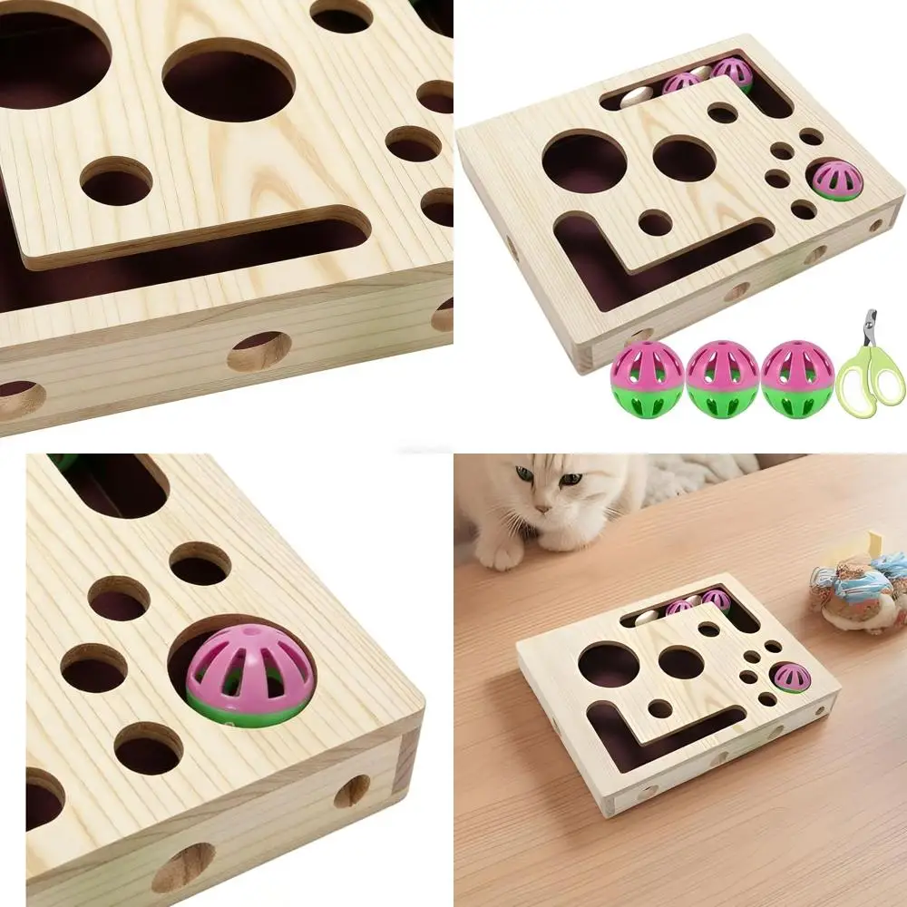 Cat Nail ile Toy | Wooden Claw Scratcher Board,Cat Scratch Puzzle Enrichment Box Nail ile with Ball,or Pet Kitten Grooming Indoo
Cat Nail ile Toy | Wooden Claw Scratcher Board,Cat Scratch Puzzle Enrichment Box Nail ile with Ball,or Pet Kitten Grooming Indoo