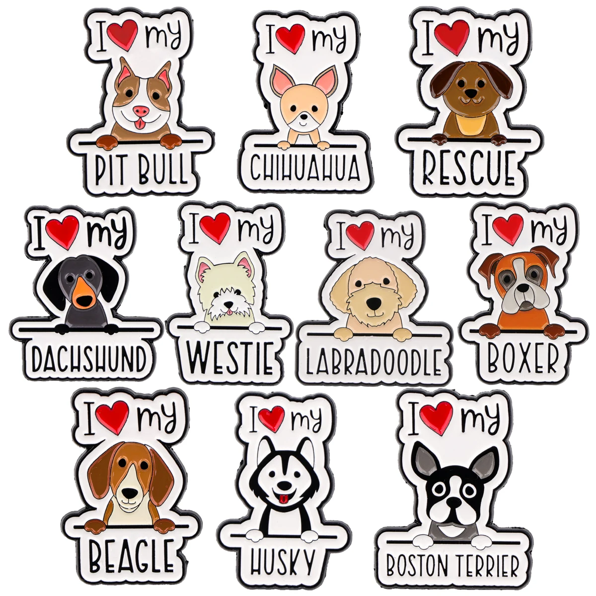 Cute Pet Dogs Enamel Pin Cartoon Animal Badges on Backpack Brooches For Women Men Lapel Pin Cosplay Accessories Toys Gifts
Cute Pet Dogs Enamel Pin Cartoon Animal Badges on Backpack Brooches For Women Men Lapel Pin Cosplay Accessories Toys Gifts