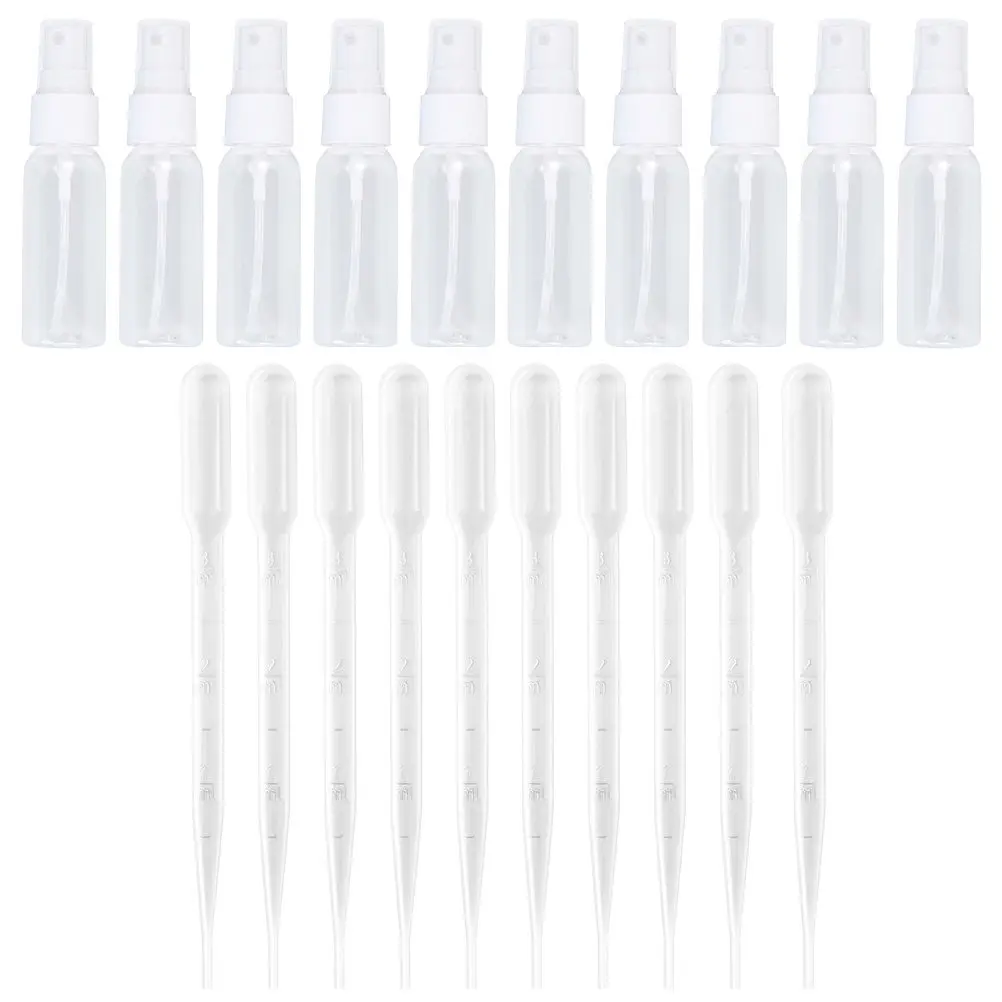 40Pcs Spray Bottle Dropper Set Portable Empty Plastic Refillable Travel Bottles for Perfume Makeup Toner Liquid Container
40Pcs Spray Bottle Dropper Set Portable Empty Plastic Refillable Travel Bottles for Perfume Makeup Toner Liquid Container