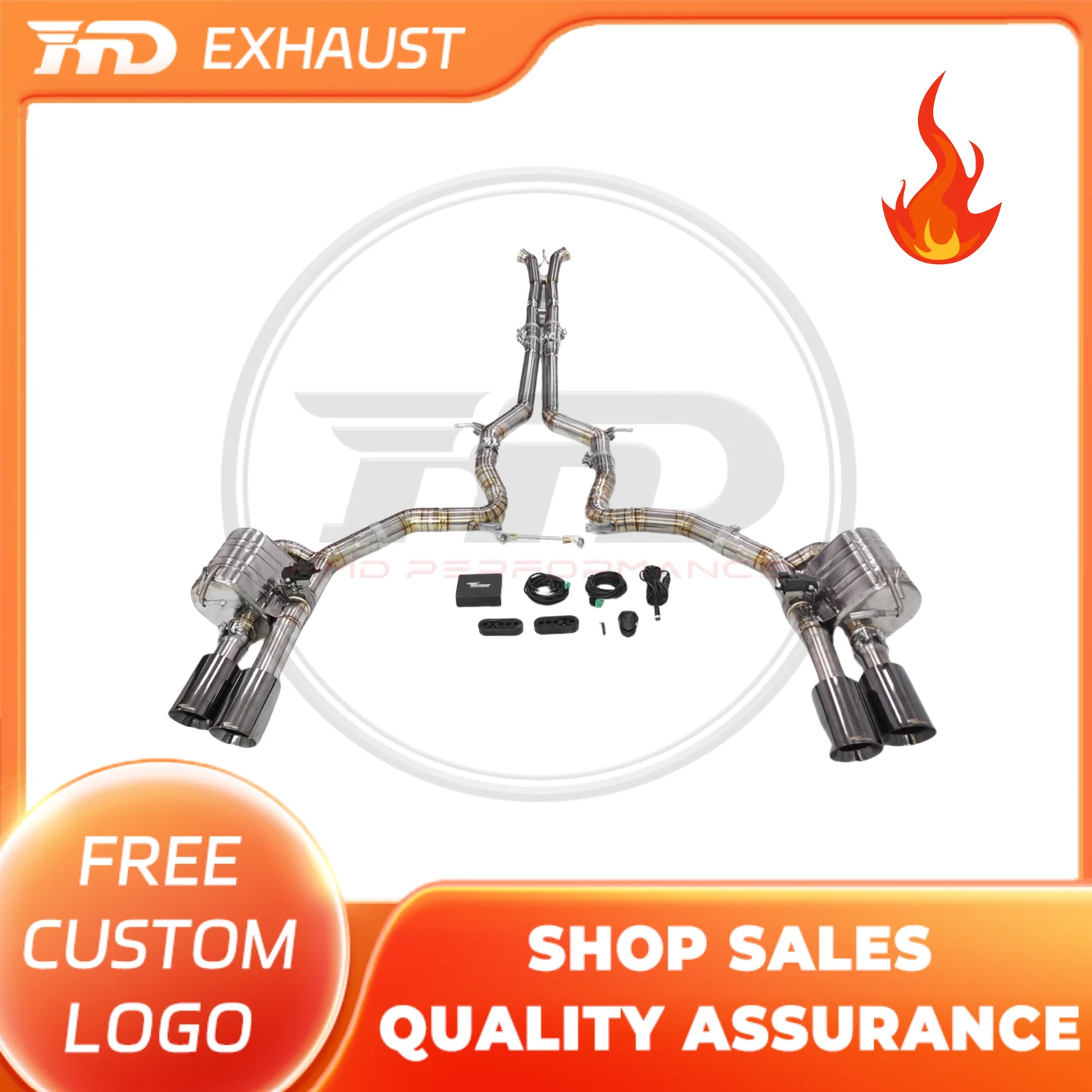 HMD Titanium Exhaust System Catback for Porsche Panamera 971 Turbo S 4.0 Hybrid Peformance Auto Modification Electronic Valve
HMD Titanium Exhaust System Catback for Porsche Panamera 971 Turbo S 4.0 Hybrid Peformance Auto Modification Electronic Valve