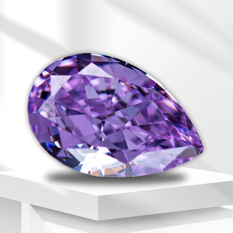 4k Crushed Ice Cut Cubic Zirconia Stone Purple Color Pear Shape 5A Grade Extremely Shiny Lab Synthetic Zircon Gems Women Jewelry
4k Crushed Ice Cut Cubic Zirconia Stone Purple Color Pear Shape 5A Grade Extremely Shiny Lab Synthetic Zircon Gems Women Jewelry