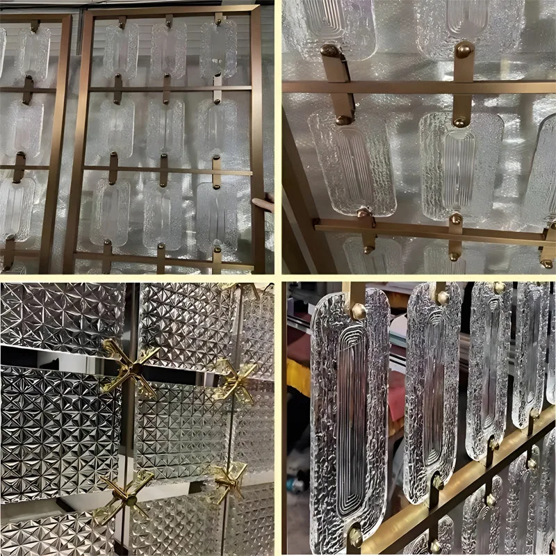 Customized. Sales Department Art Glass Screen Entry Entrance Living Room Stainless Steel Folding Screen Hotel Lobb
Customized. Sales Department Art Glass Screen Entry Entrance Living Room Stainless Steel Folding Screen Hotel Lobb