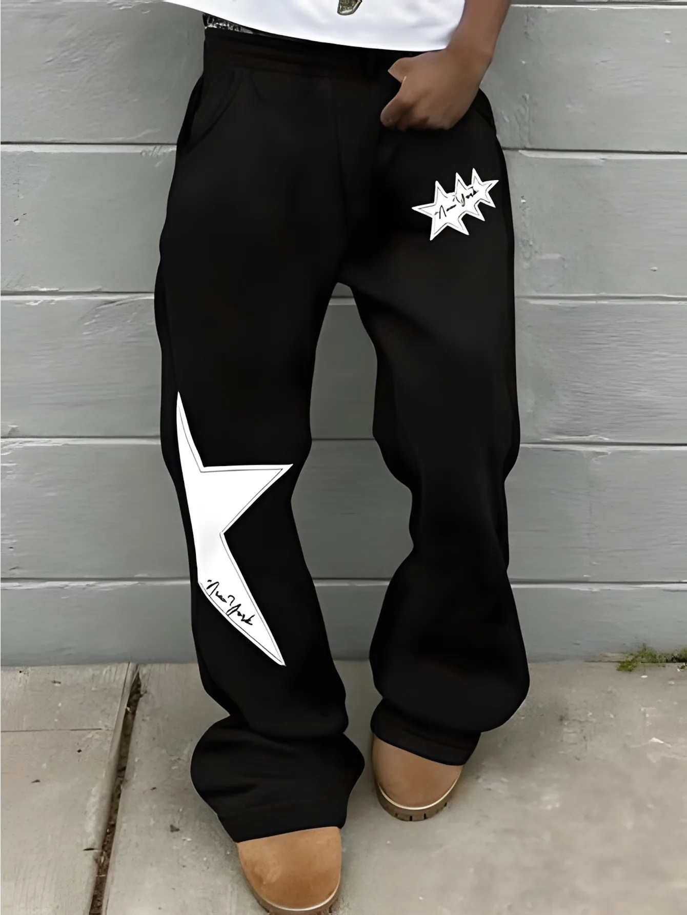 Dark High-Street Print Men's Loose-Fit, Flowy, Floor-Length Flared Casual Sweatpants; Slimming Floor-Length Athletic Pants
Dark High-Street Print Men's Loose-Fit, Flowy, Floor-Length Flared Casual Sweatpants; Slimming Floor-Length Athletic Pants