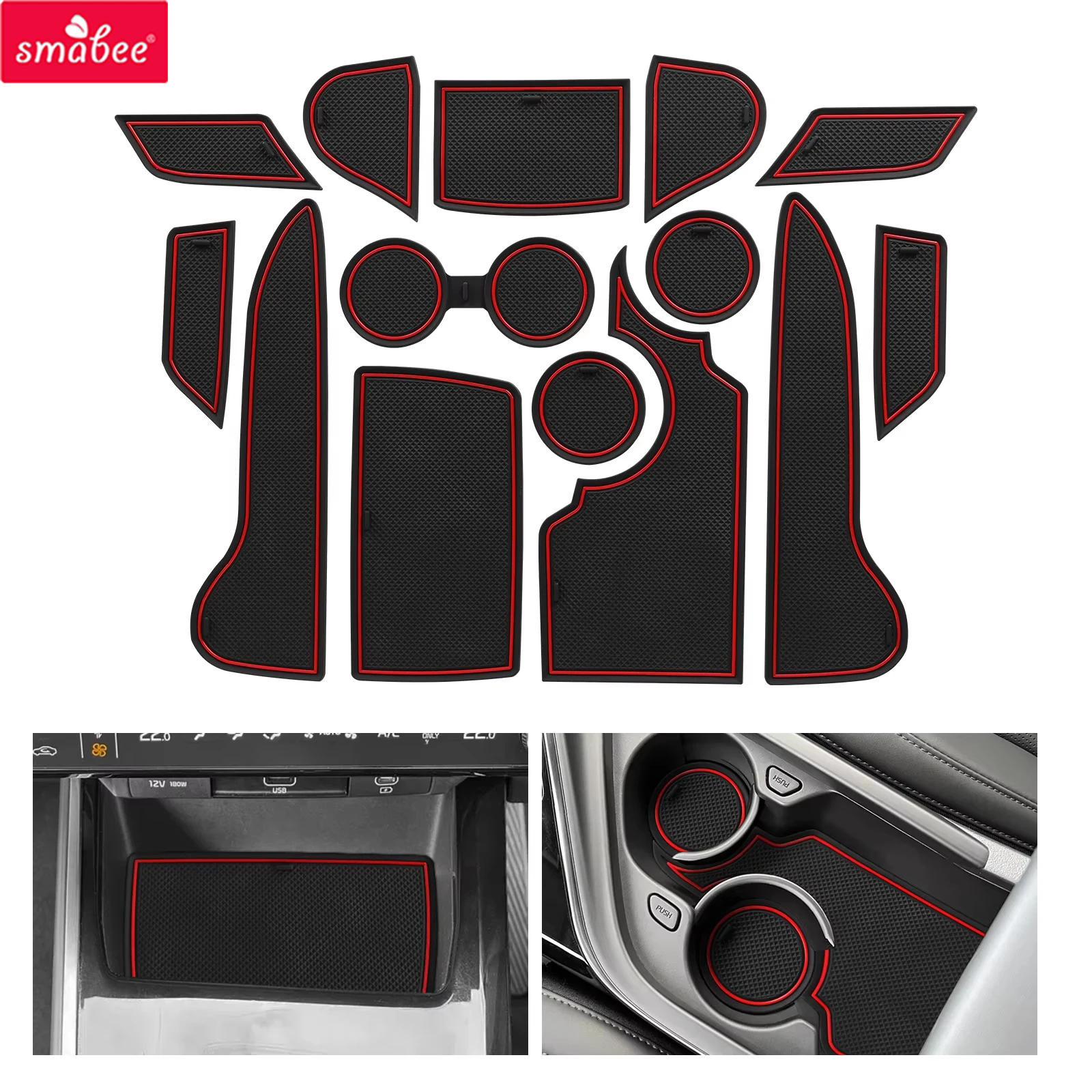 Smabee for Kia Niro EV 2023-2026 Anti-Slip Gate Slot Mat PVC Center Console Liners Door Groove Pad Non-slip Mats Accessories
Smabee for Kia Niro EV 2023-2026 Anti-Slip Gate Slot Mat PVC Center Console Liners Door Groove Pad Non-slip Mats Accessories