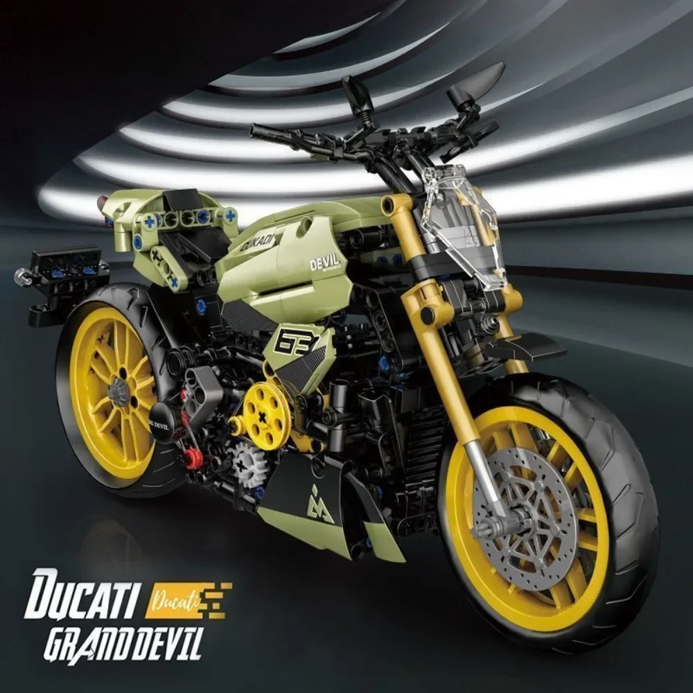 High-Tech Classic Motorbike Building Blocks Technic Model Educational Bricks Toys Christmas Gifts Toys for Children Adult
High-Tech Classic Motorbike Building Blocks Technic Model Educational Bricks Toys Christmas Gifts Toys for Children Adult