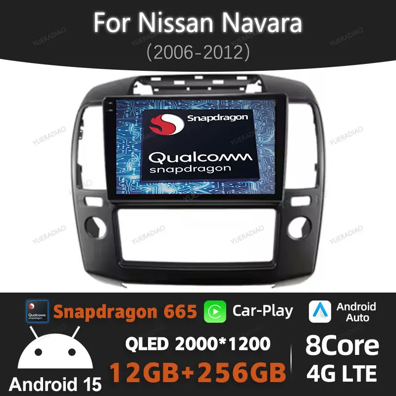 Автомобильный радиоприемник Android 15 для Nissan Navara 2006-2012 мультимедийный видеоплеер BT GPS NAVI QLED головное устройство 2DIN 4G WIFI Qualcomm
Автомобильный радиоприемник Android 15 для Nissan Navara 2006-2012 мультимедийный видеоплеер BT GPS NAVI QLED головное устройство 2DIN 4G WIFI Qualcomm
