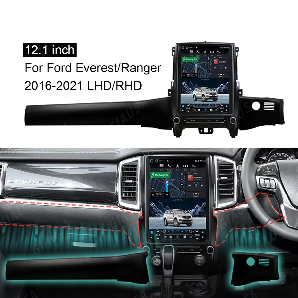 RHD LHD For Ford Ranger 2018 2019 2020 Qualcomm Android Auto Car Radio Automotive Multimedia Stereo Player GPS Navi Head Unit
RHD LHD For Ford Ranger 2018 2019 2020 Qualcomm Android Auto Car Radio Automotive Multimedia Stereo Player GPS Navi Head Unit