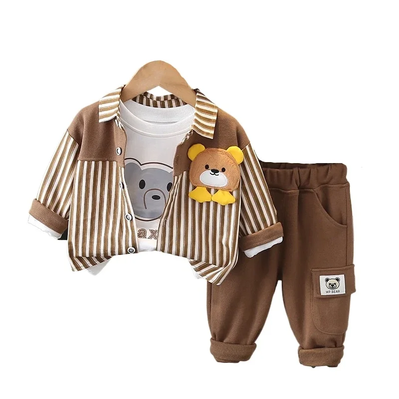 New Autumn Baby Clothes Set Children Jacket T-Shirt Pants 3Pcs/Sets Kids Boys Clothing Infant Casual Costume Toddler Tracksuits
New Autumn Baby Clothes Set Children Jacket T-Shirt Pants 3Pcs/Sets Kids Boys Clothing Infant Casual Costume Toddler Tracksuits